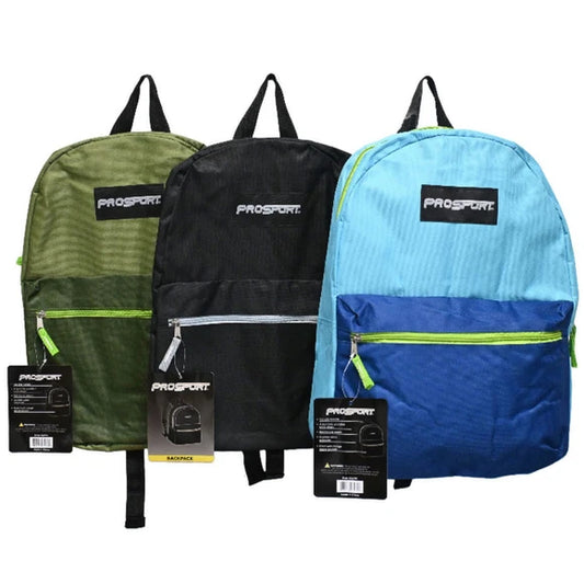 Prosport 17" Backpack in Assorted Colors