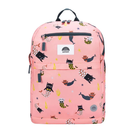 Uninni Bailey Backpack with Cat Mermaid Design