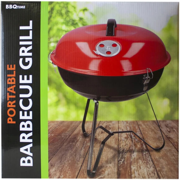 Charcoal Barbecue Grill with Dome Lid