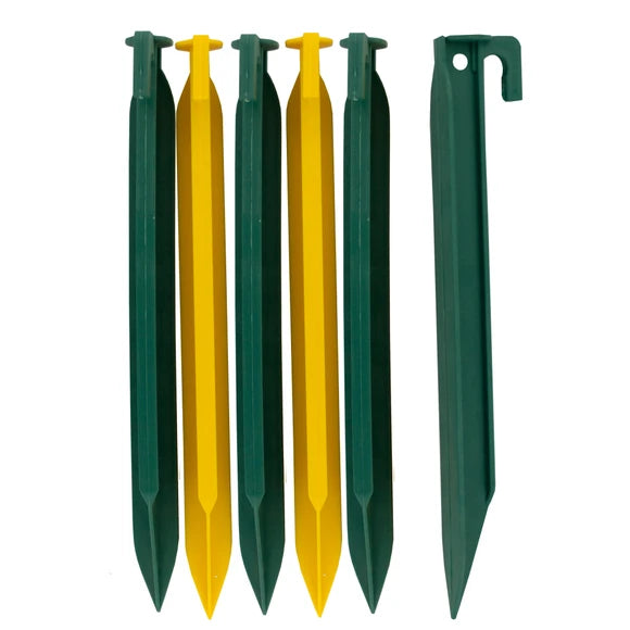 Plastic Tent Stakes Set