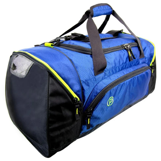 Protege 24 Inch Duffel Bag with Shoulder Strap in Display