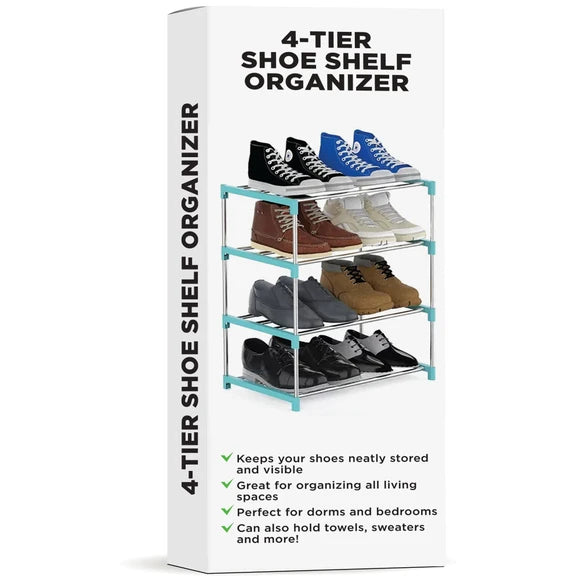 4-Tier Shoe Organizing Shelf Rack